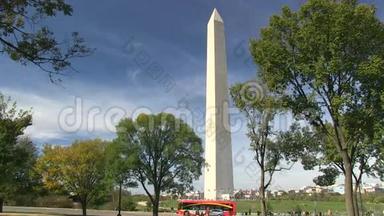 华盛顿特区华盛顿纪念碑的时间流逝